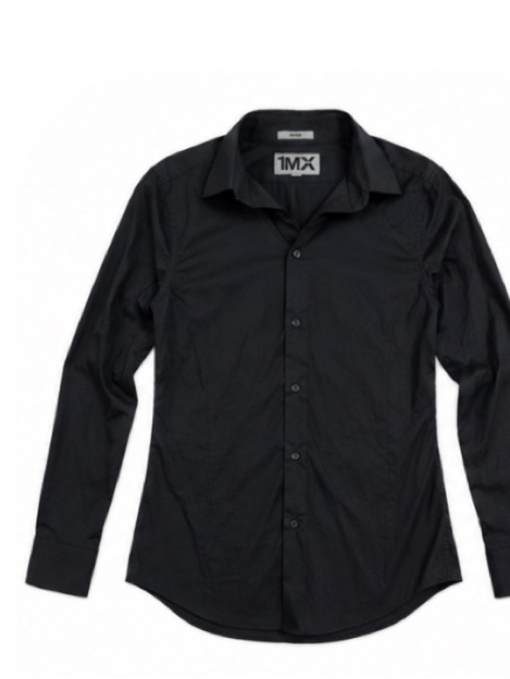🪄 $5 Blowout Sale Vintage Small Men's Black Long-Sleeve Button-Down Shirt
